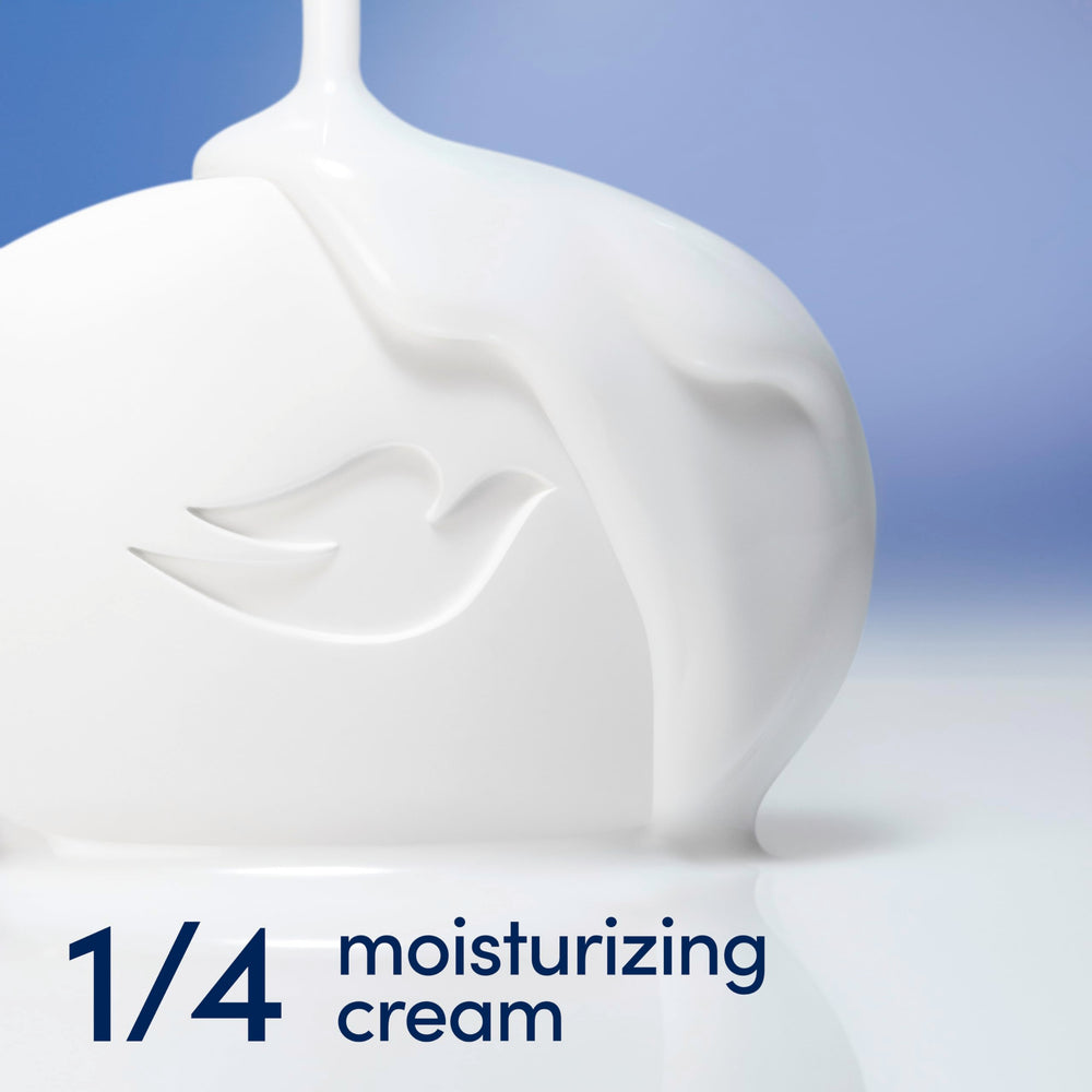 Dove etiqueta e ingredientes resaltando fórmula sin sulfatos