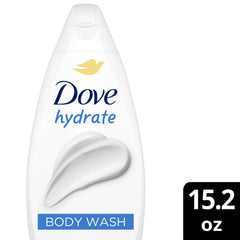 Dove primer plano de etiqueta destacando ingredientes y pH
