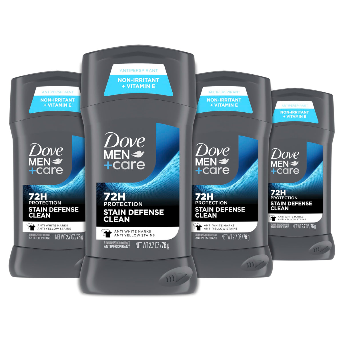 DOVE MEN + CARE desodorante en barra muestra frontal y diseño claro