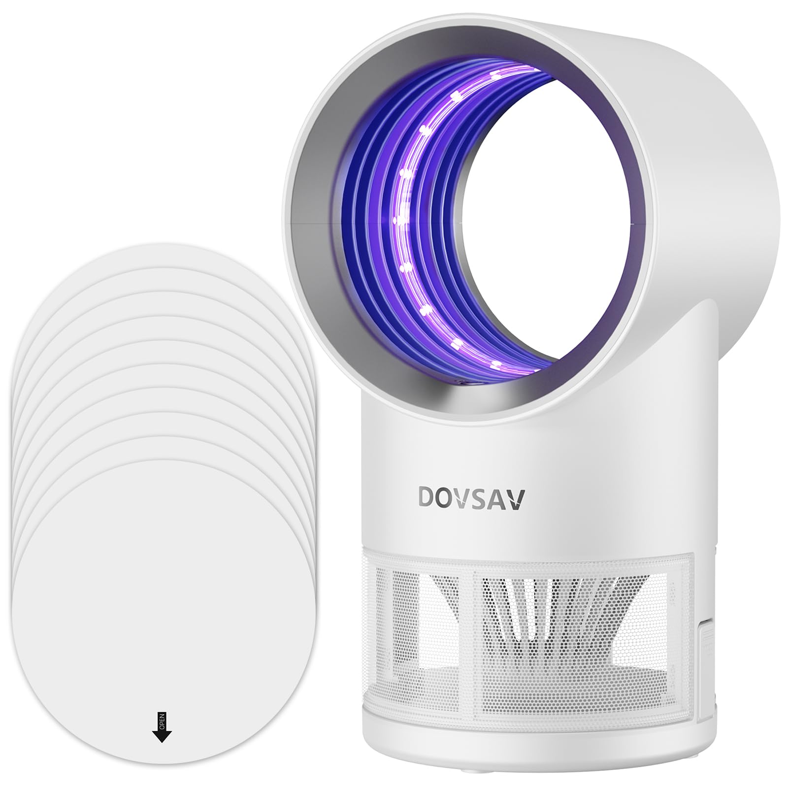 DOVSAV vista frontal del dispositivo mostrando diseño minimalista y discreción