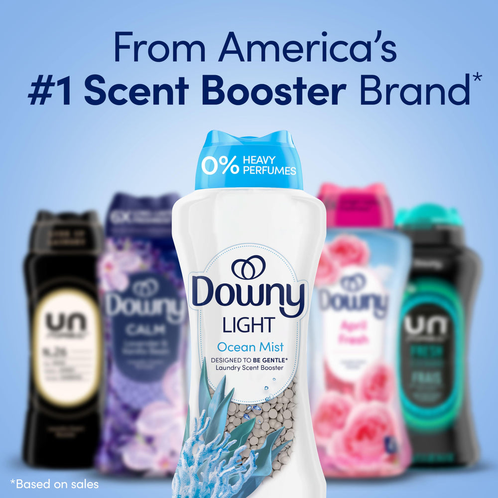 Downy imagen evocando playa para comunicar el aroma Ocean Mist