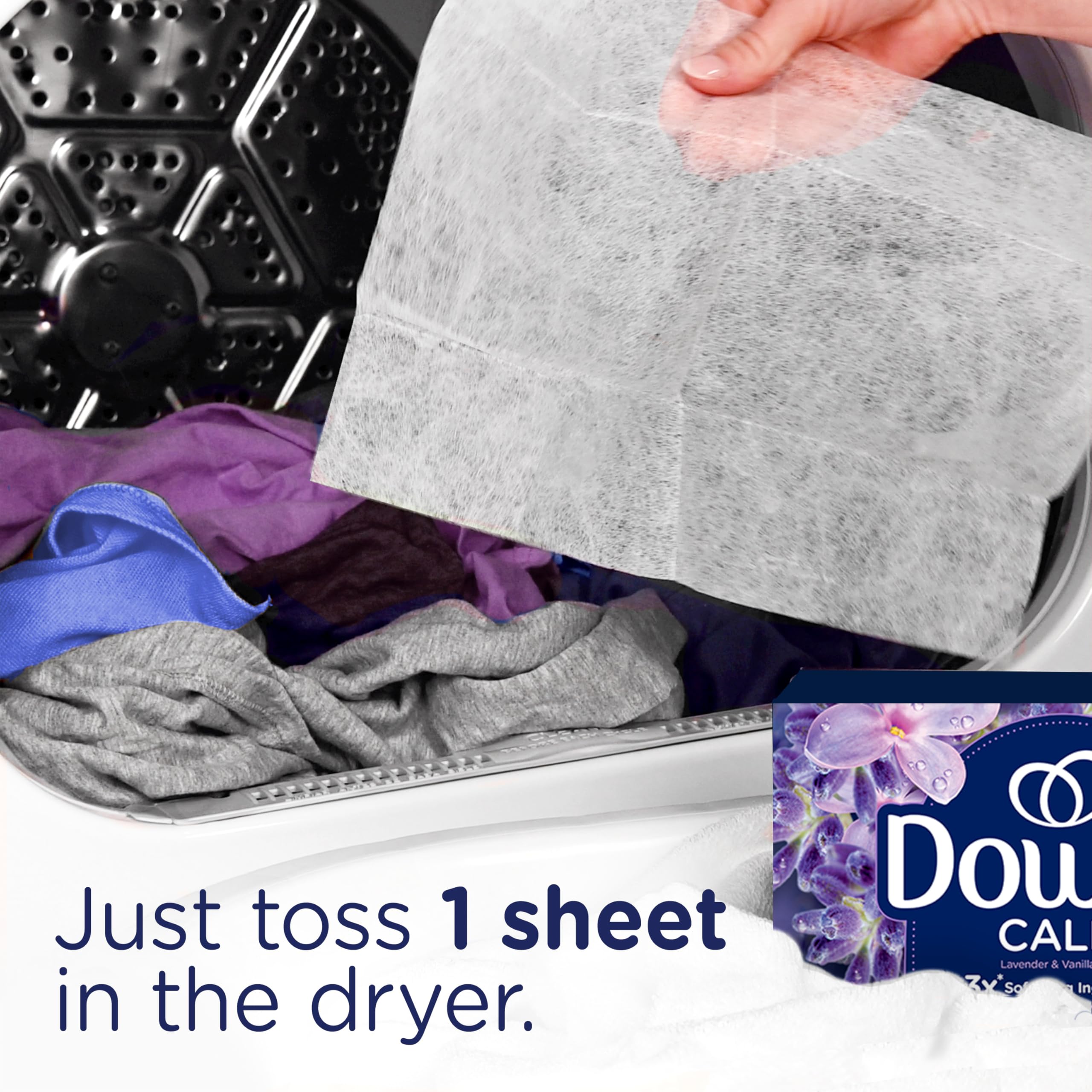 Downy ambiente de lavandería con paquete Calm, fresco y calmante
