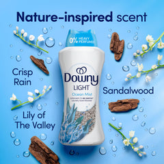 Downy etiqueta con instrucciones e información útil al consumidor