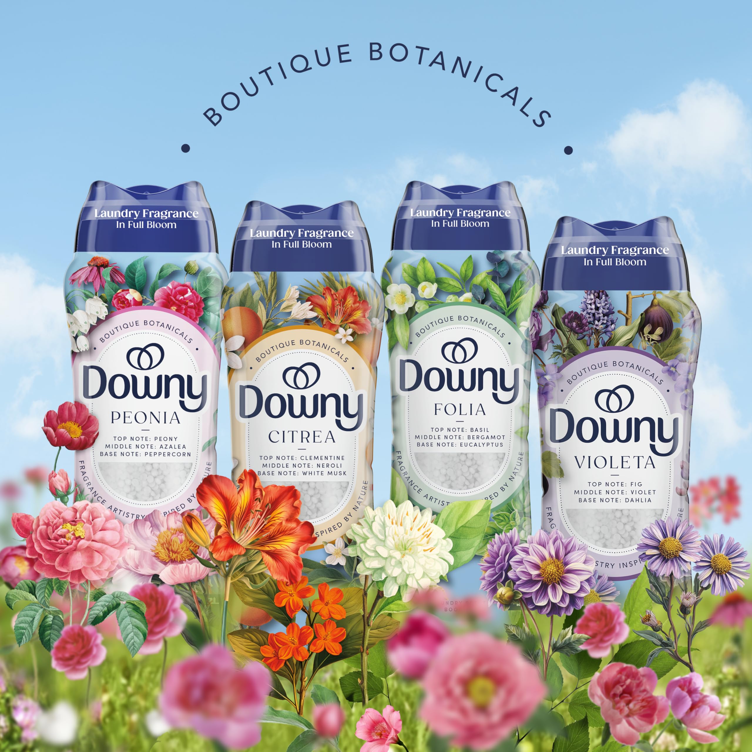 Downy ambiente hogareño con ropa perfumada y fresca