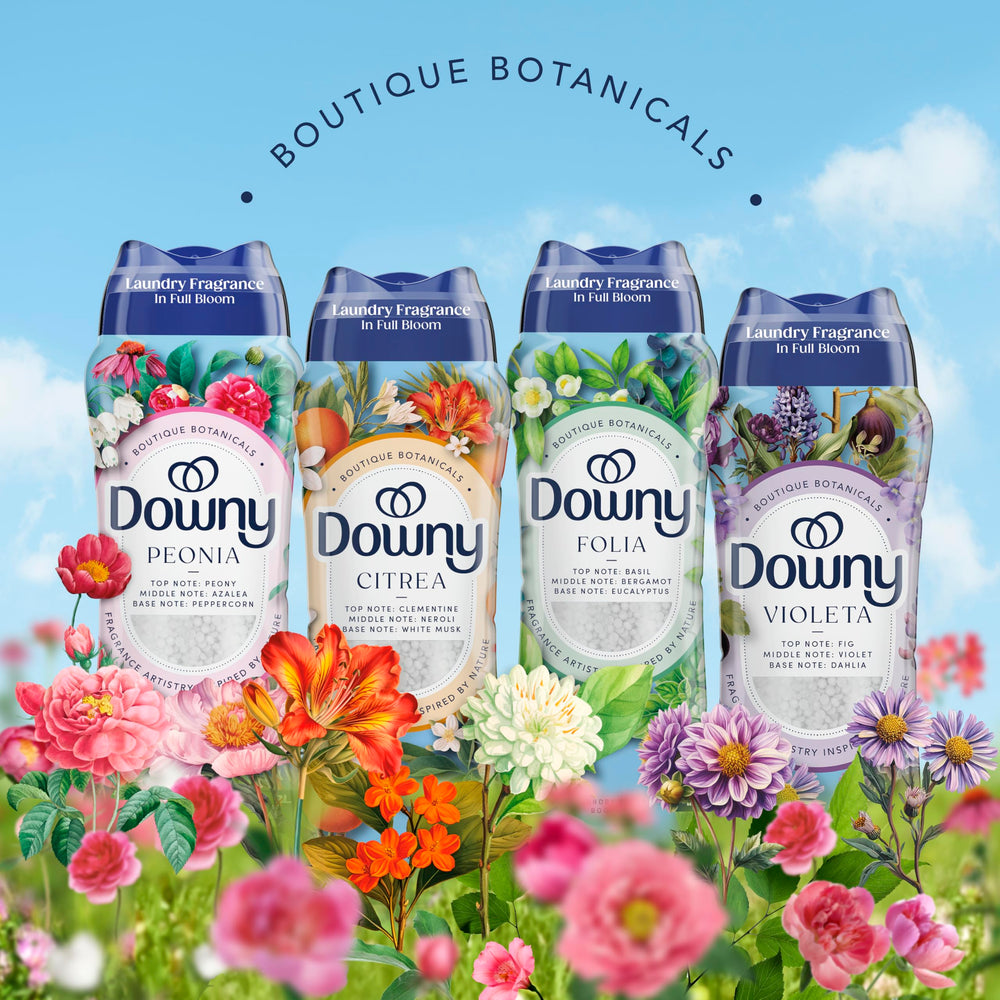 Downy ambiente hogareño con ropa perfumada y fresca
