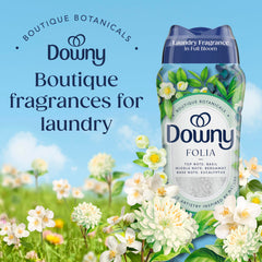 Downy perlas aromáticas FOLIA en primer plano, textura visible