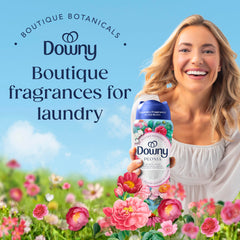 Downy primer plano de perlas textura, evidencia liberación de aroma