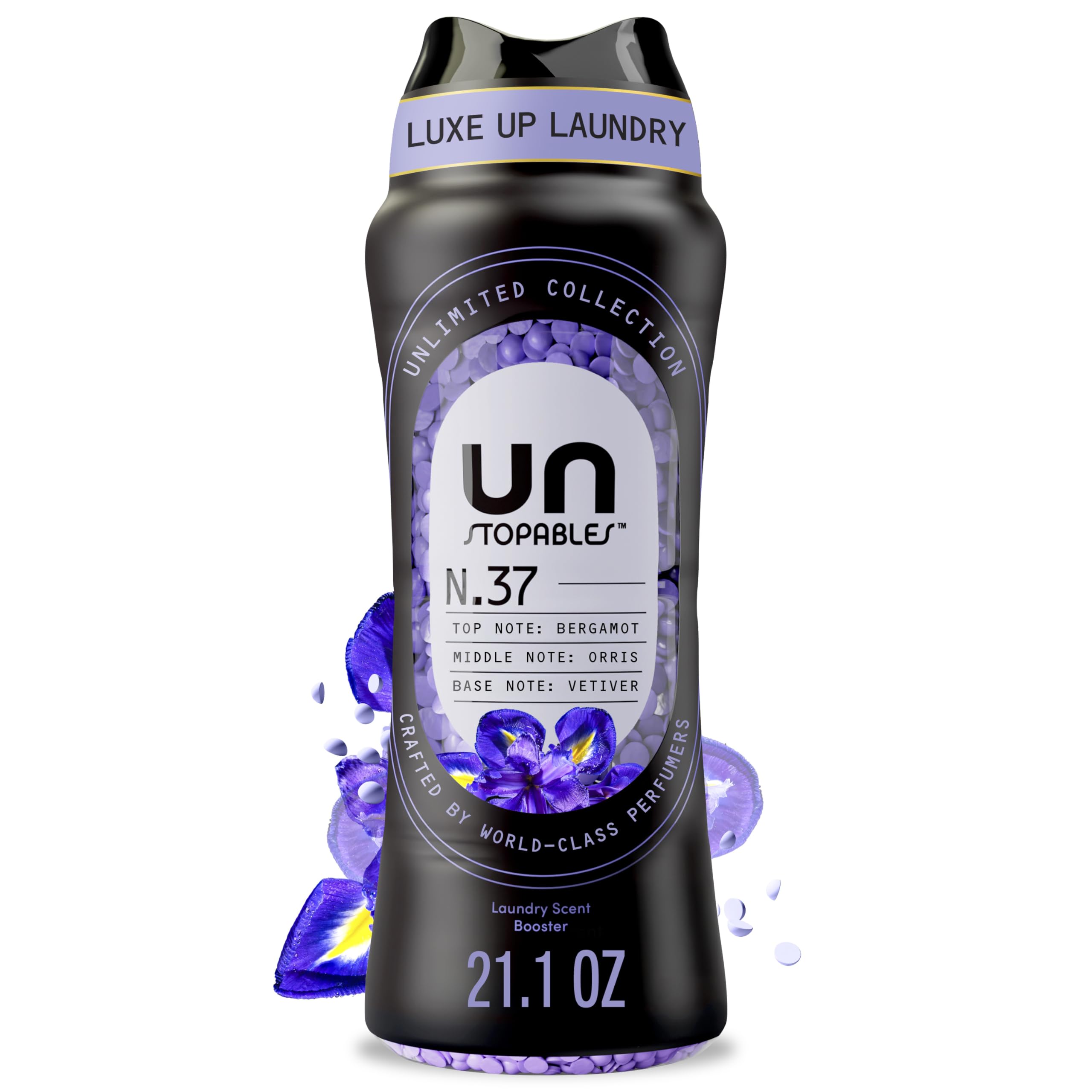 Downy Unstopables envase frontal mostrando color y diseño para identificar producto