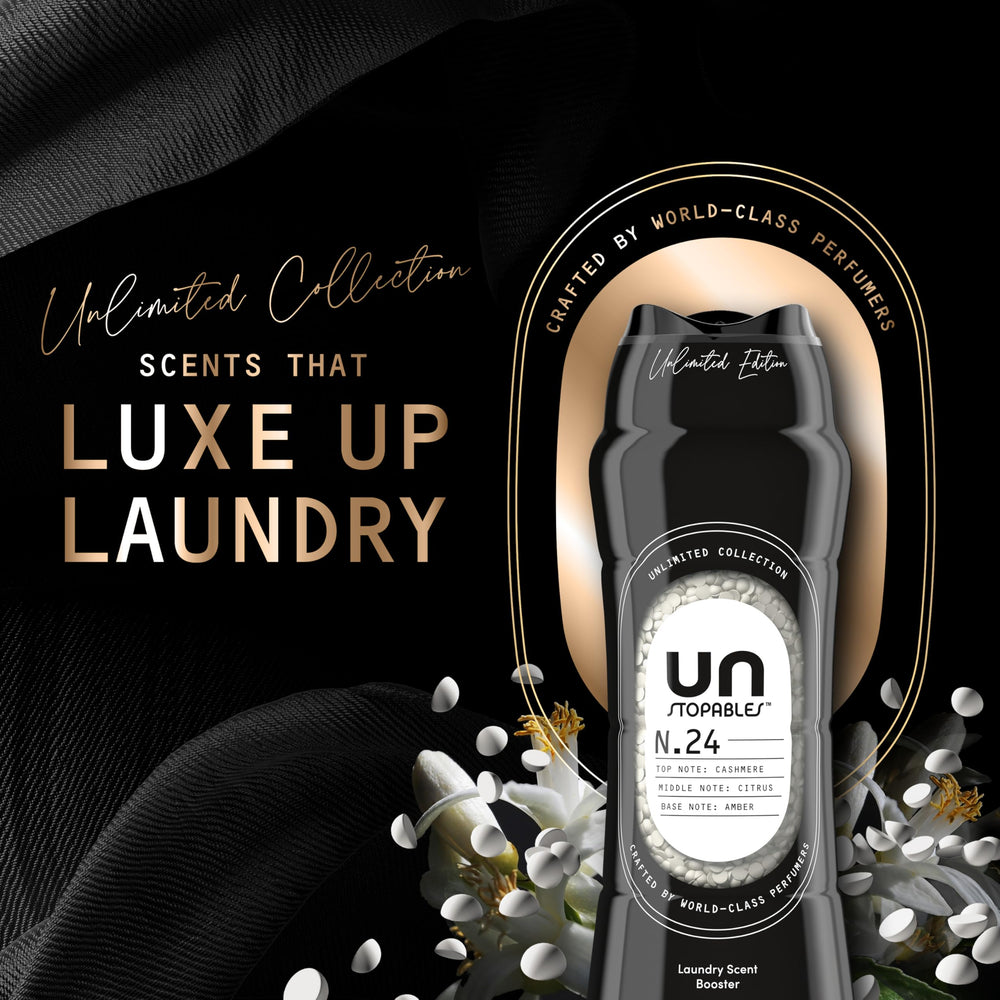 Downy Unstopables perlas de fragancia en detalle, textura que libera aroma duradero