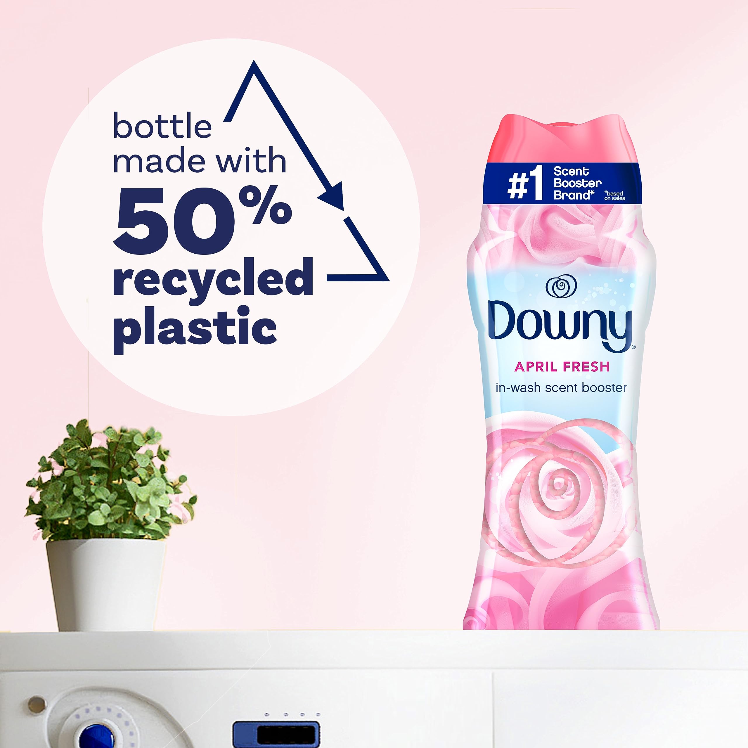 Perlas aromáticas Downy en rutina de lavado aportando fragancia duradera