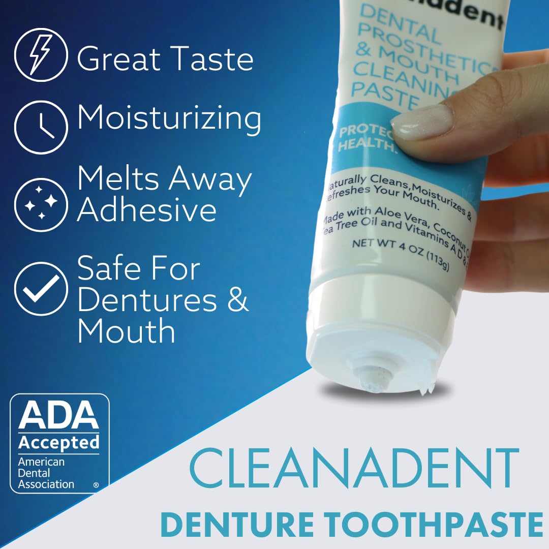 Dr. B Cleanadent etiqueta con aceptación ADA que inspira confianza