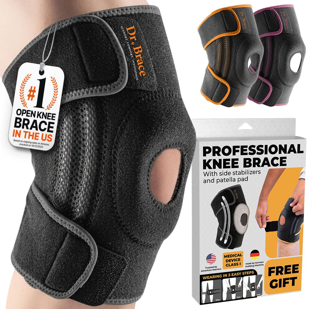 DR. BRACE vista frontal mostrando ajuste y soporte cómodo