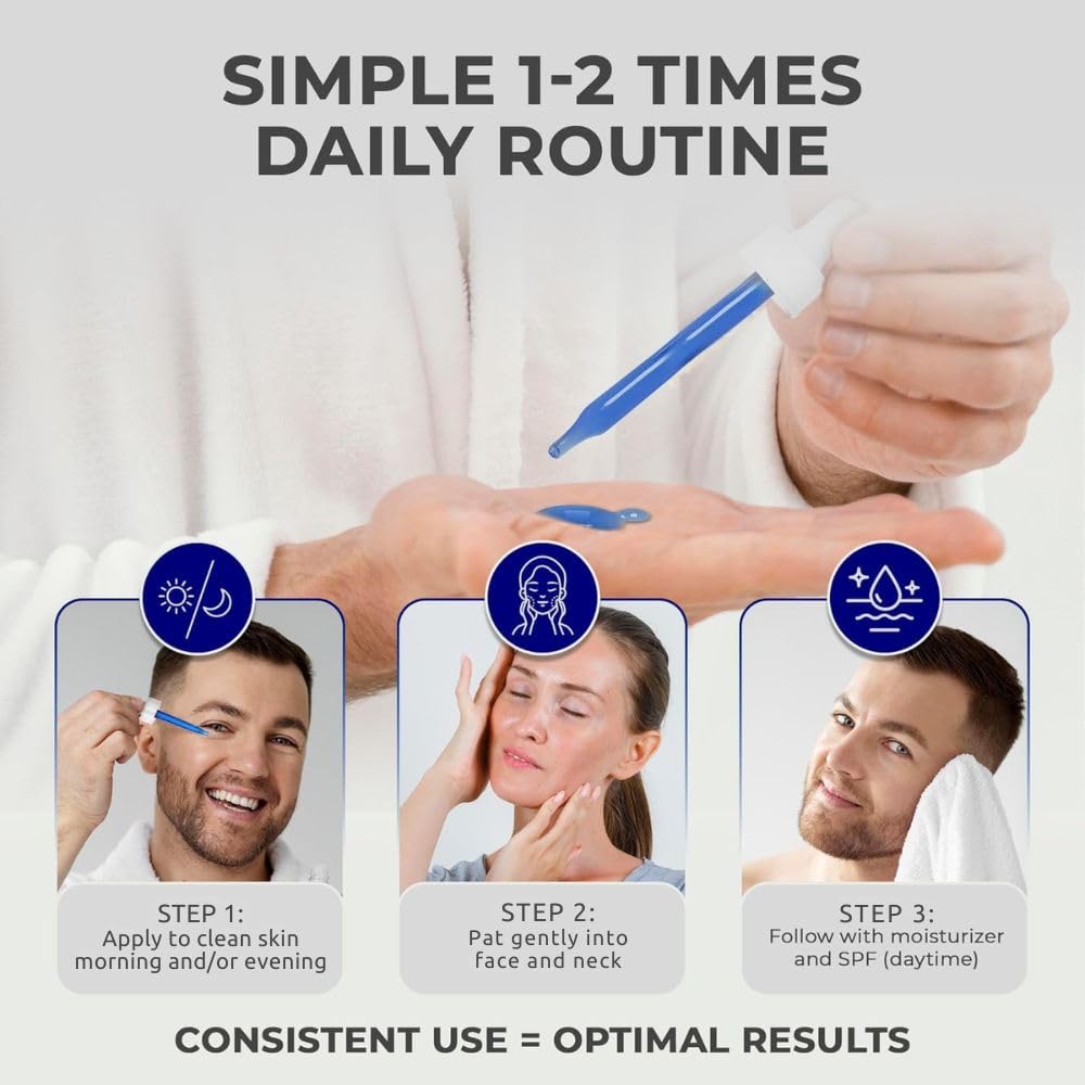 Dr. Brenner producto en rutina facial mostrando aplicación diaria complementaria