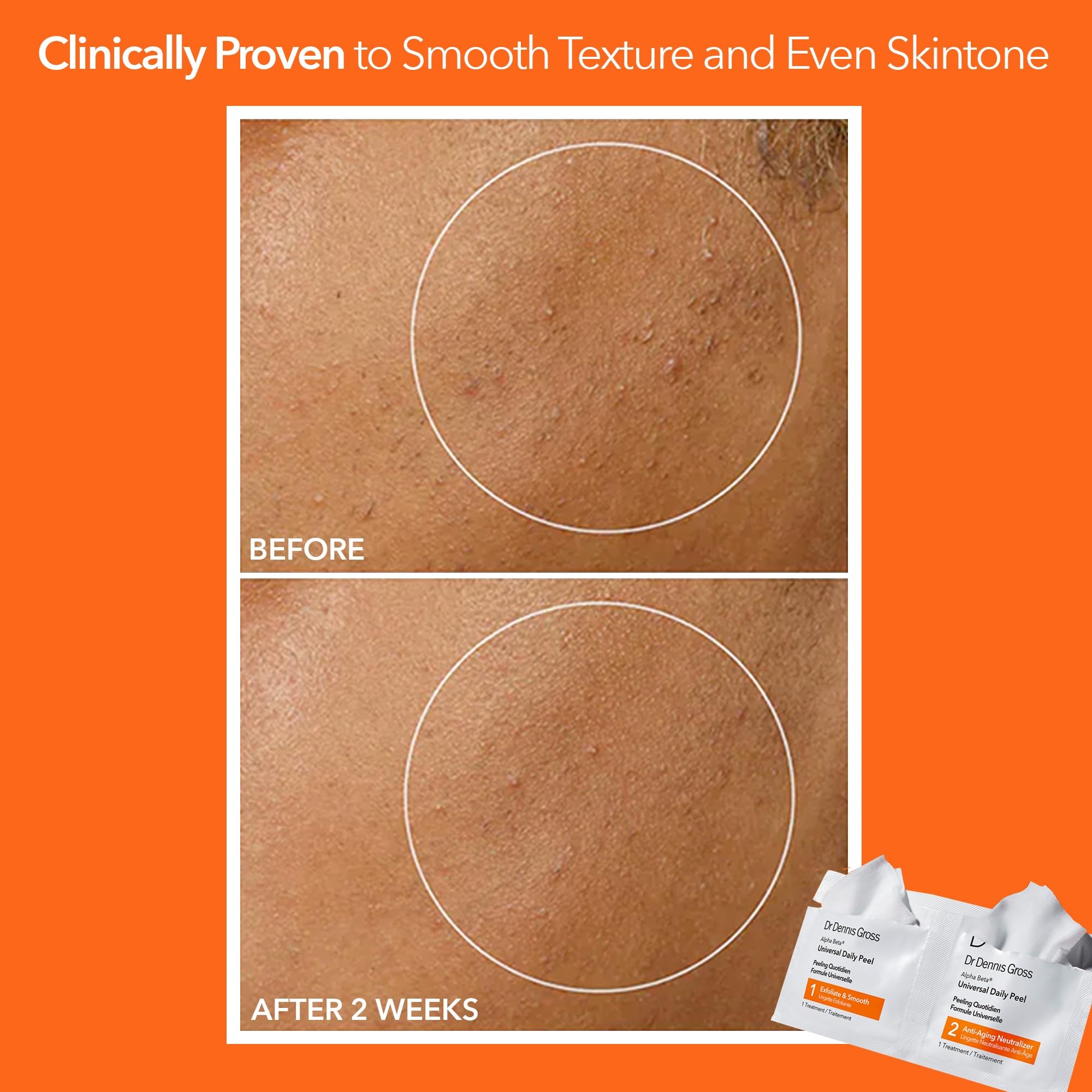 Dr Dennis Gross step 2 pad soaked with antioxidants for neutralizing and soothing