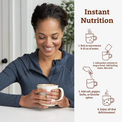Dr. Kellyann detalle de etiqueta con ingredientes y certificaciones visibles