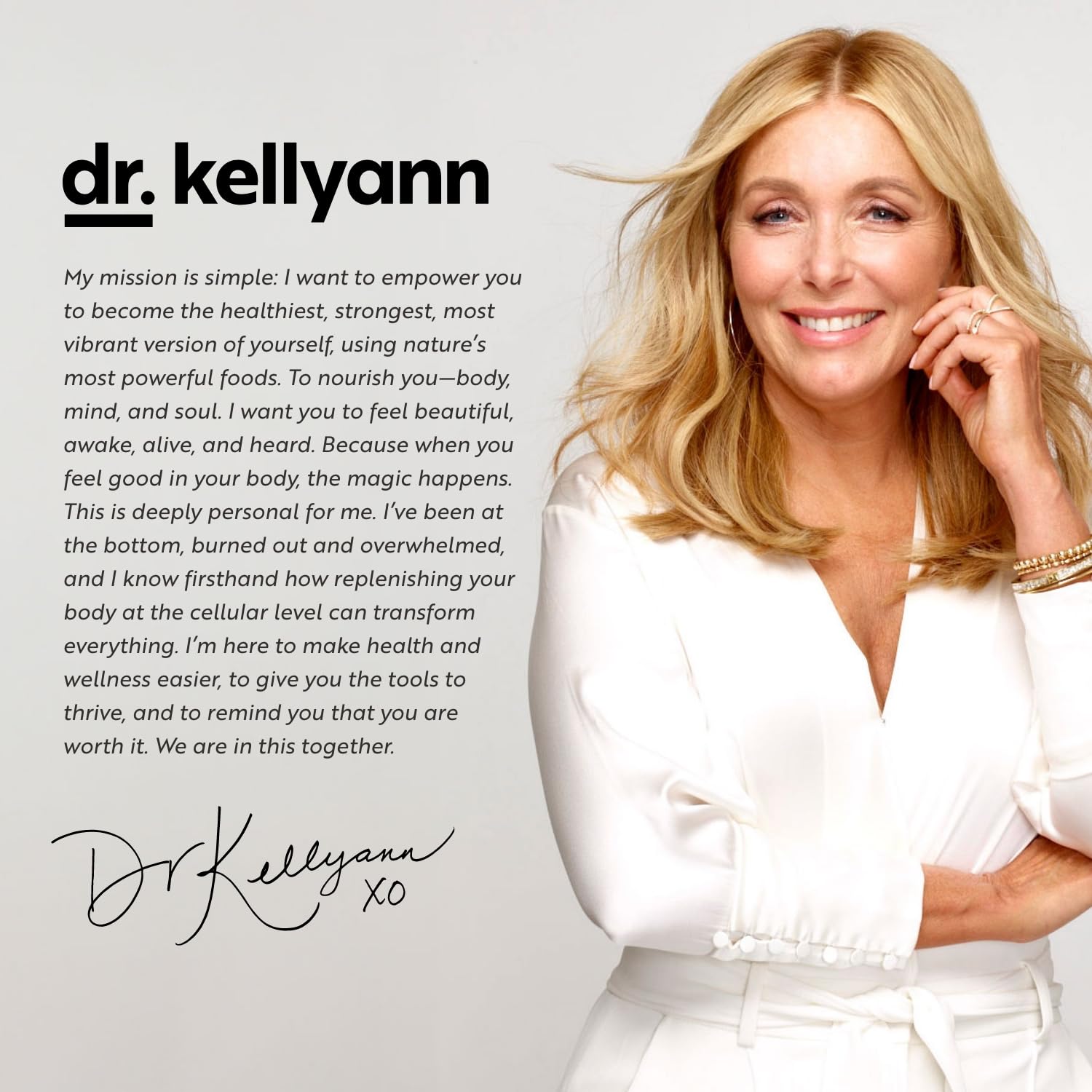 Dr. Kellyann estilo de vida en gimnasio, proteína portátil post-entreno