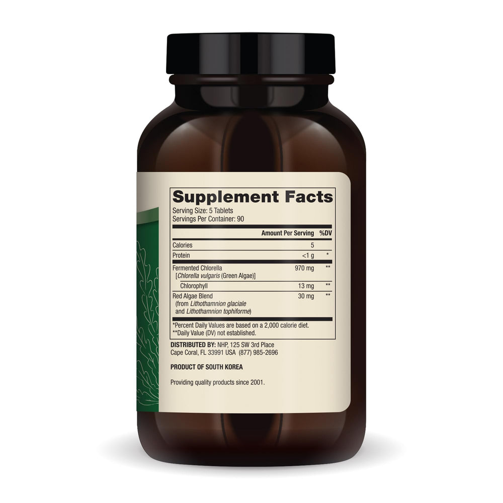 Dr. Mercola tabletas verdes mostrando textura y fácil de tragar para mejor absorción