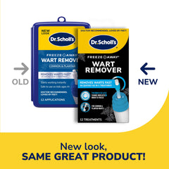 Dr. Scholl's primer plano del aplicador que muestra su punta precisa