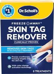 Dr. Scholl's empaque frontal mostrando el kit y beneficios claros