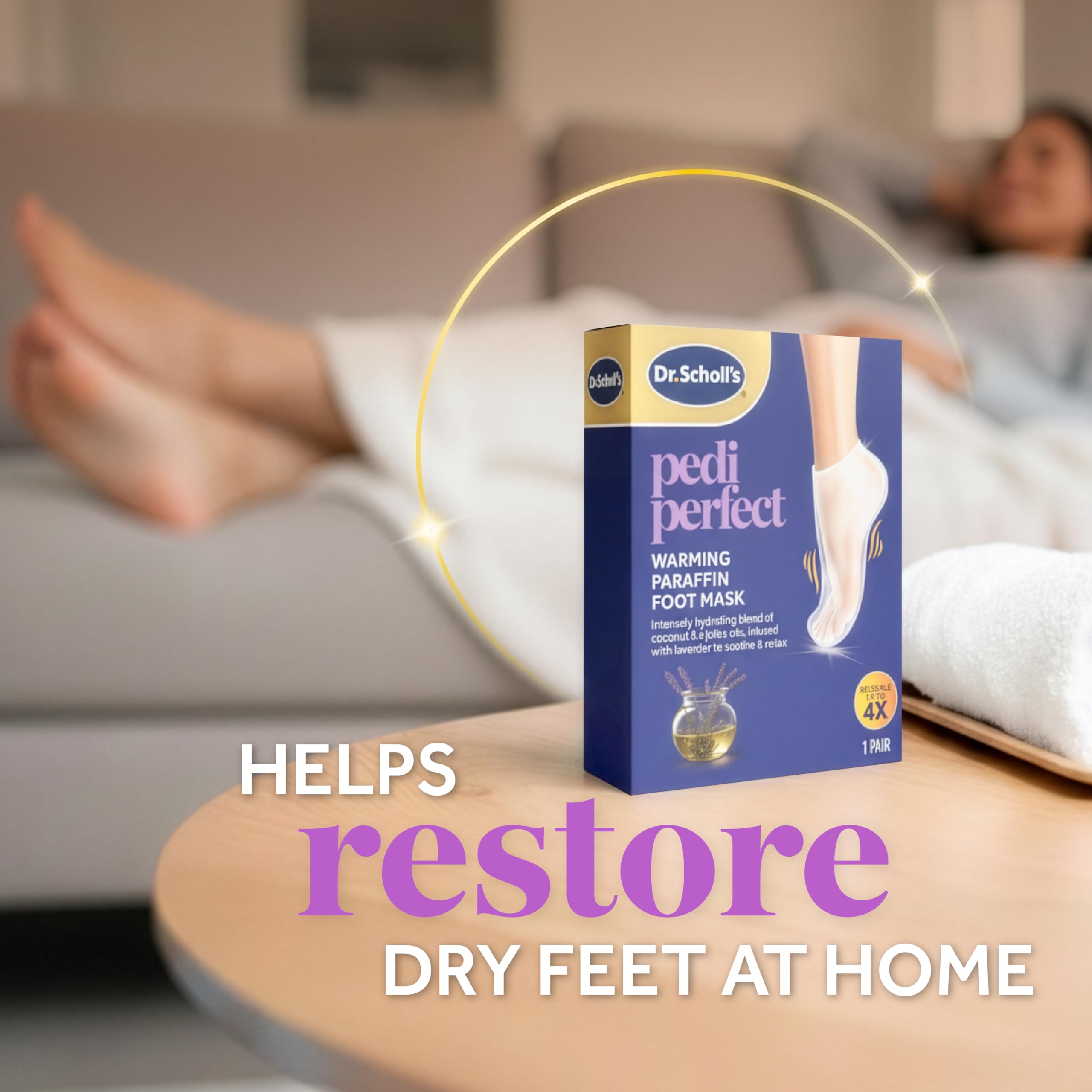 Dr. Scholl's indicador térmico activado para uso seguro