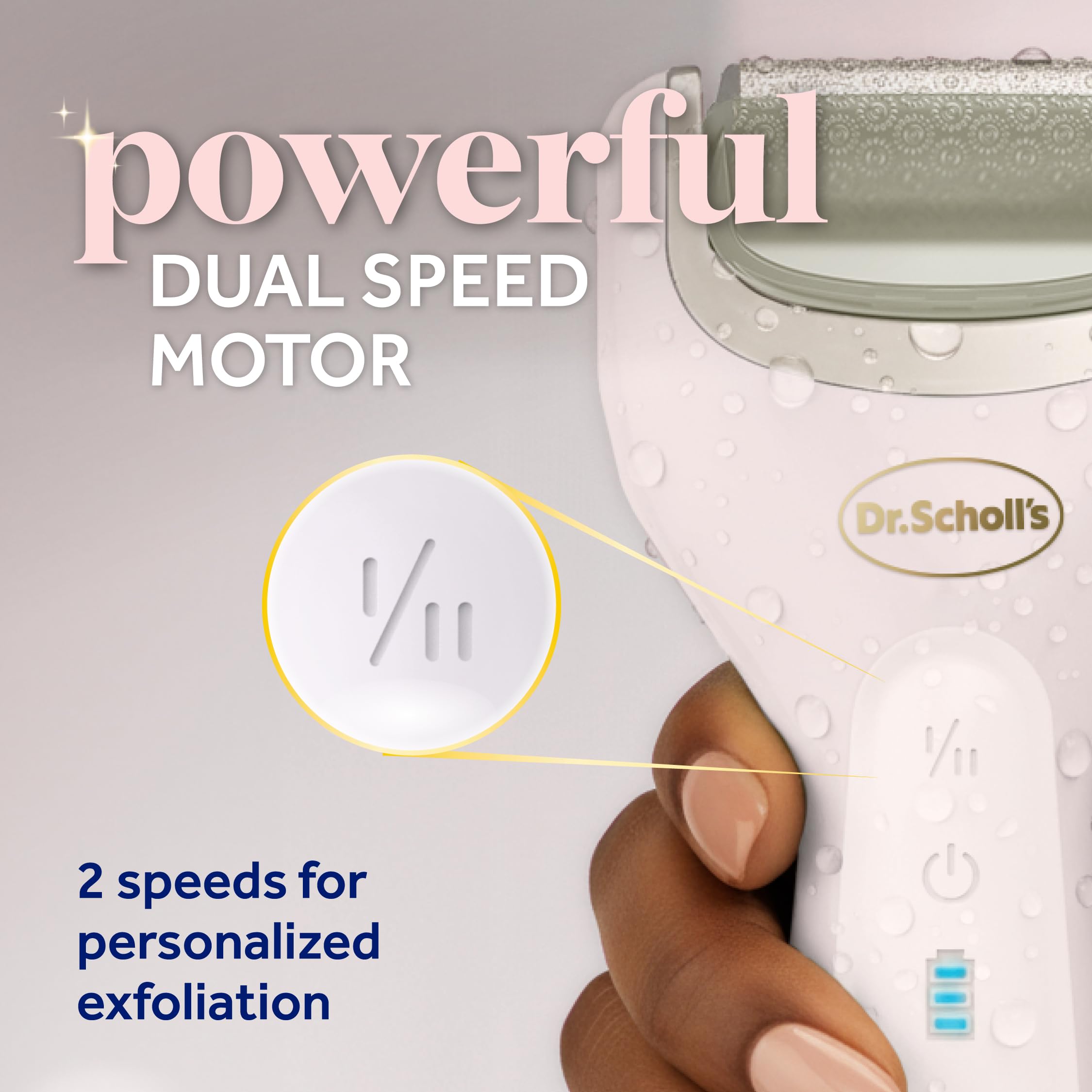 Dr. Scholl's rodillo ultra para eliminar piel muy dura eficazmente