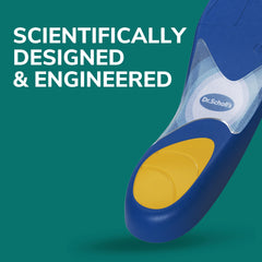 Dr. Scholl's primer plano del talón con absorción de impactos