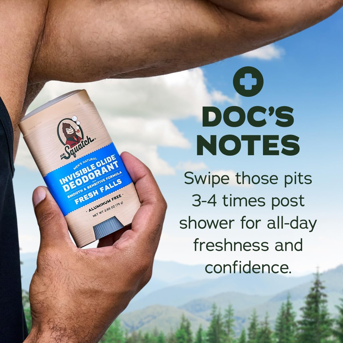 Dr. Squatch acercamiento a notas aromáticas y ingredientes naturales que refrescan