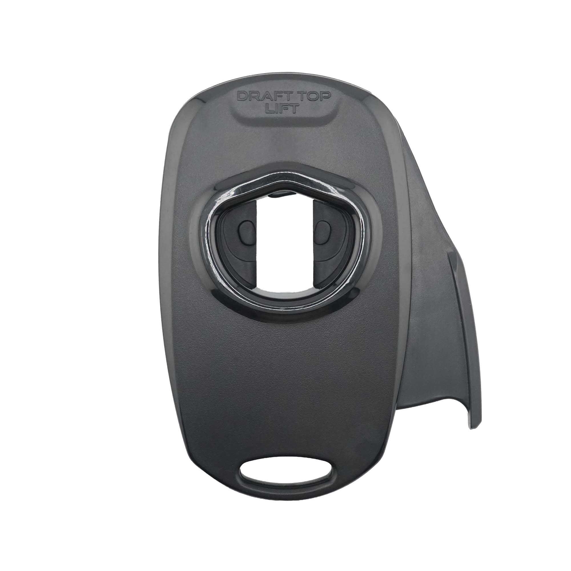Draft Top Lift vista frontal en negro mostrando diseño compacto y elegante