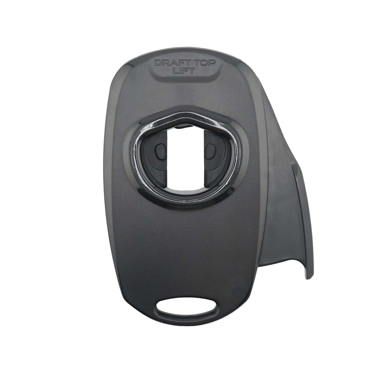 Draft Top Lift vista frontal en negro mostrando diseño compacto y elegante