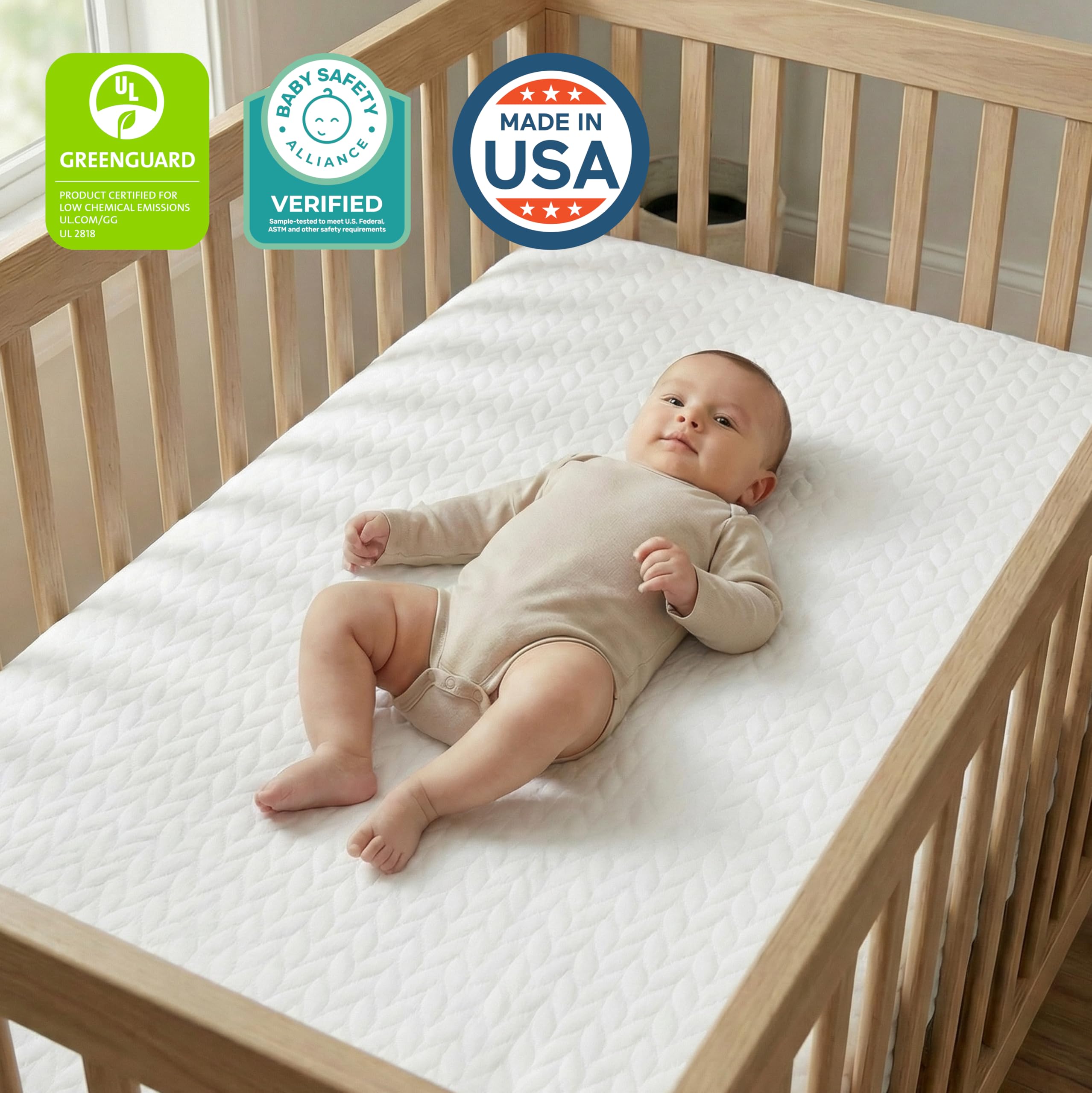 Dream On Me lado firme para infantes que aporta soporte seguro