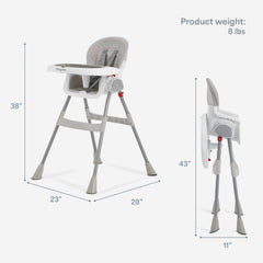 Dream On Me asiento acolchado fácil de limpiar que brinda comodidad