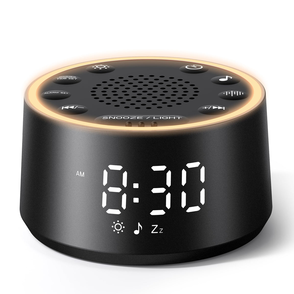 Dreamegg D1 Nova vista frontal mostrando reloj y diseño compacto, favorece descanso
