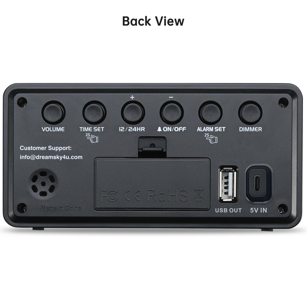 DreamSky botones superiores y controles simples, manejo intuitivo