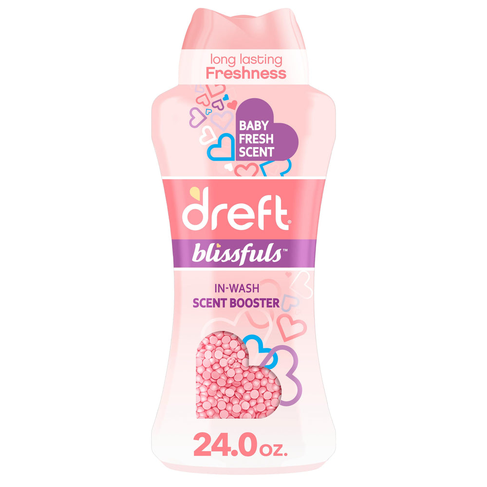 Dreft Blissfuls frontal 24 oz mostrando diseño y uso práctico