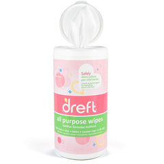 Dreft primer plano de textura de toallita suave y absorbente