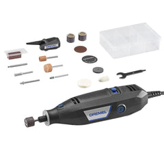 Dremel 3100 frontal del kit mostrando la herramienta y accesorios, control preciso