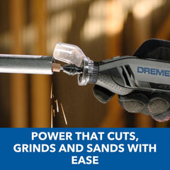 Dremel 4300 luz pivotante iluminando área de trabajo para precisión
