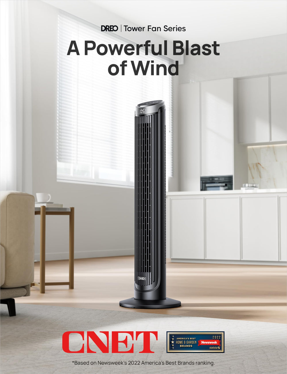 DREO piezas desmontables listas para lavado y mantenimiento