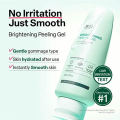 Dr.G textura del gel en primer plano, indica exfoliación suave e hidratación