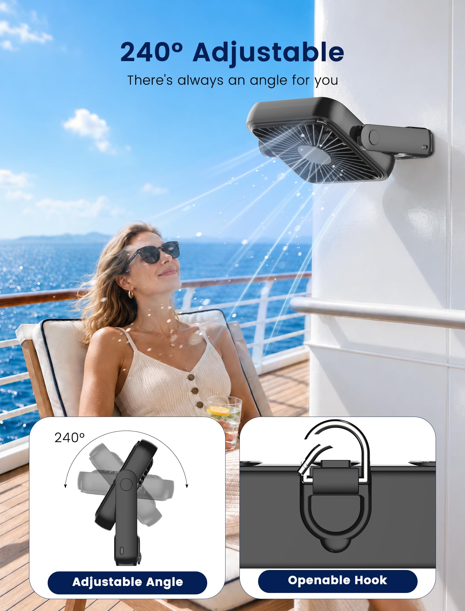 DRIFWIN ventilador instalado en camarote de crucero ofreciendo ventilación aprobada