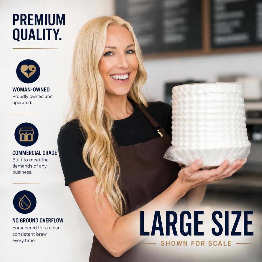 DRINK KATY'S filtro en uso sobre brewer BUNN para servicio profesional