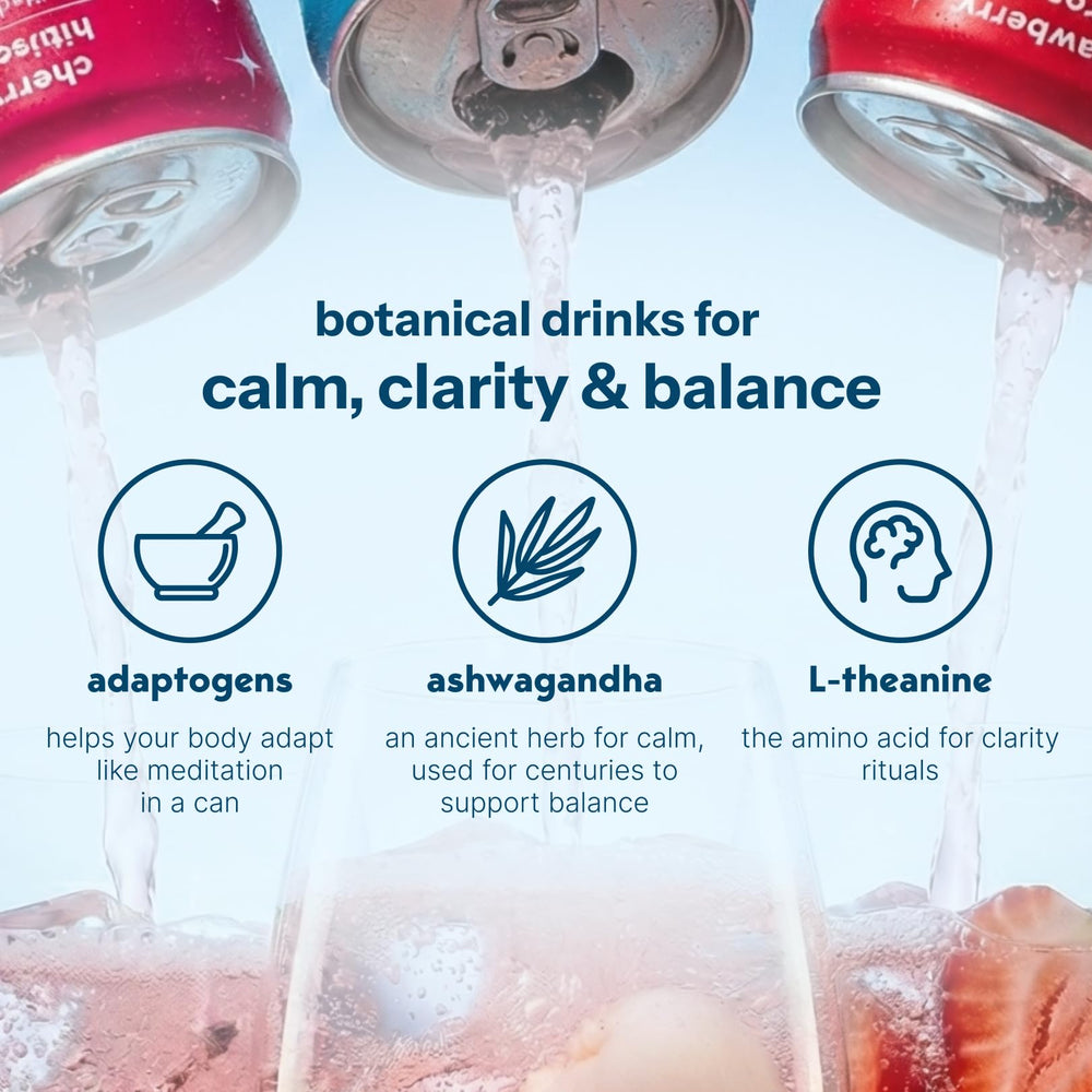 Drink Your Meditation mocktail en copa ideal para reuniones sin alcohol
