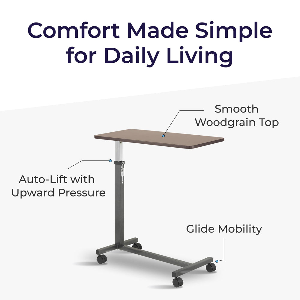 Drive Medical H-style base detail showing stability and space to fit under bed frames