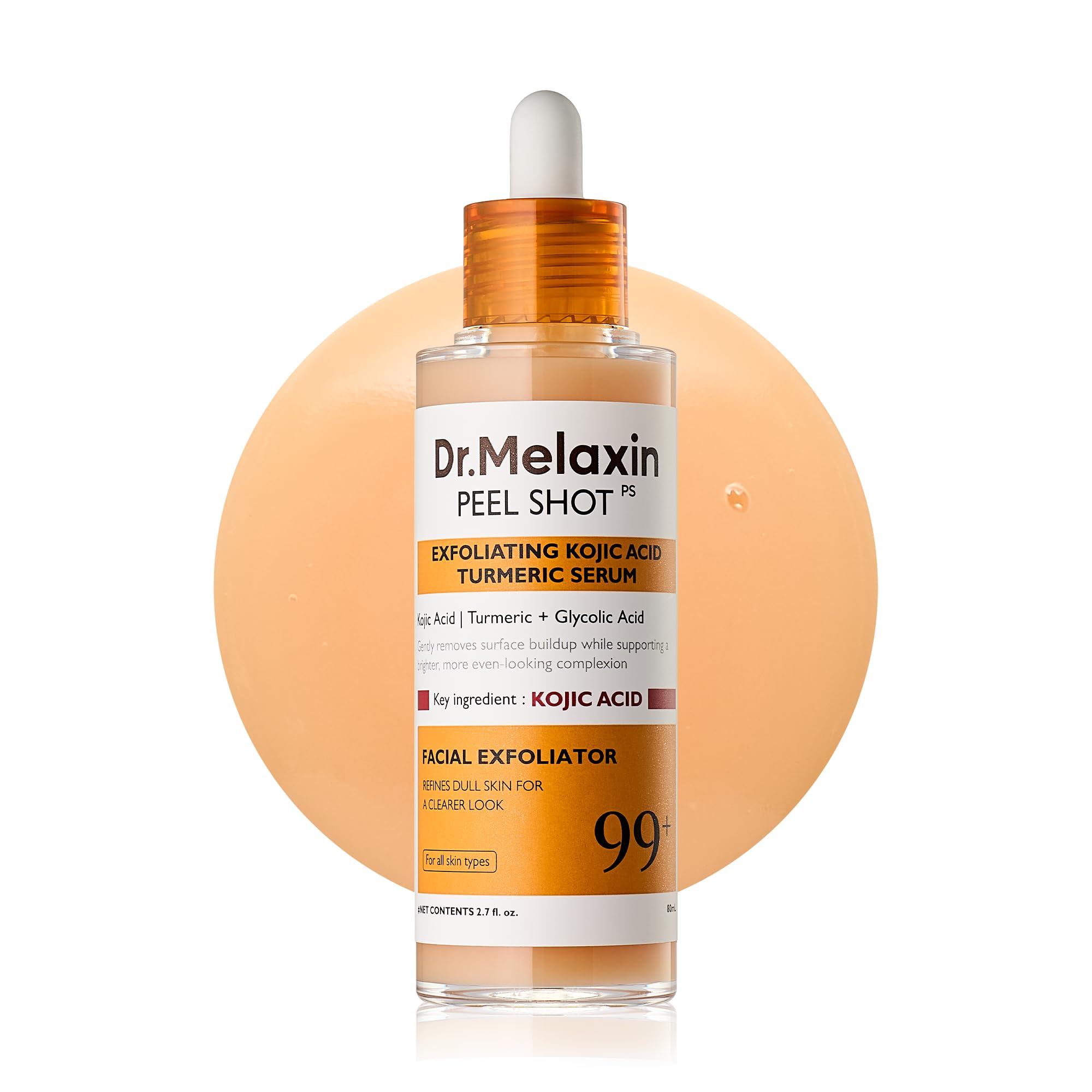 Dr.Melaxin front bottle view showing product and clear packaging benefit