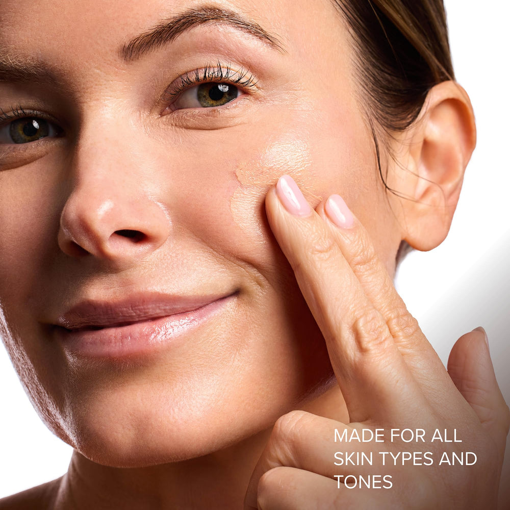 DRMTLGY empaque destacando SPF 46 y elegibilidad FSA/HSA