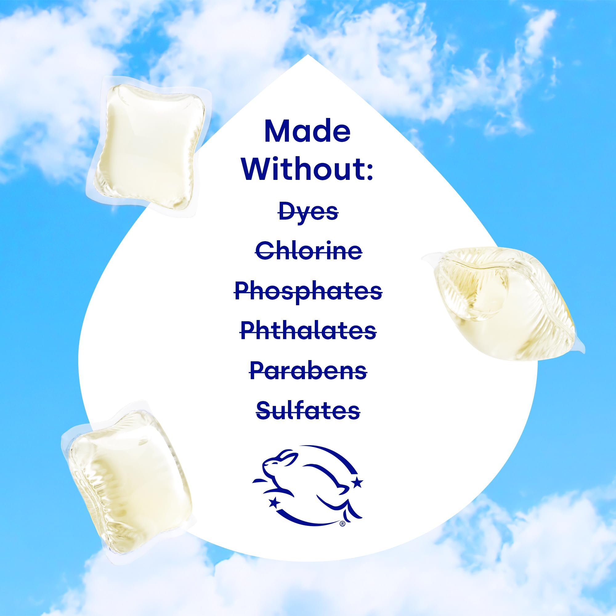 dropps etiqueta con ingredientes biobasados que indica origen renovable