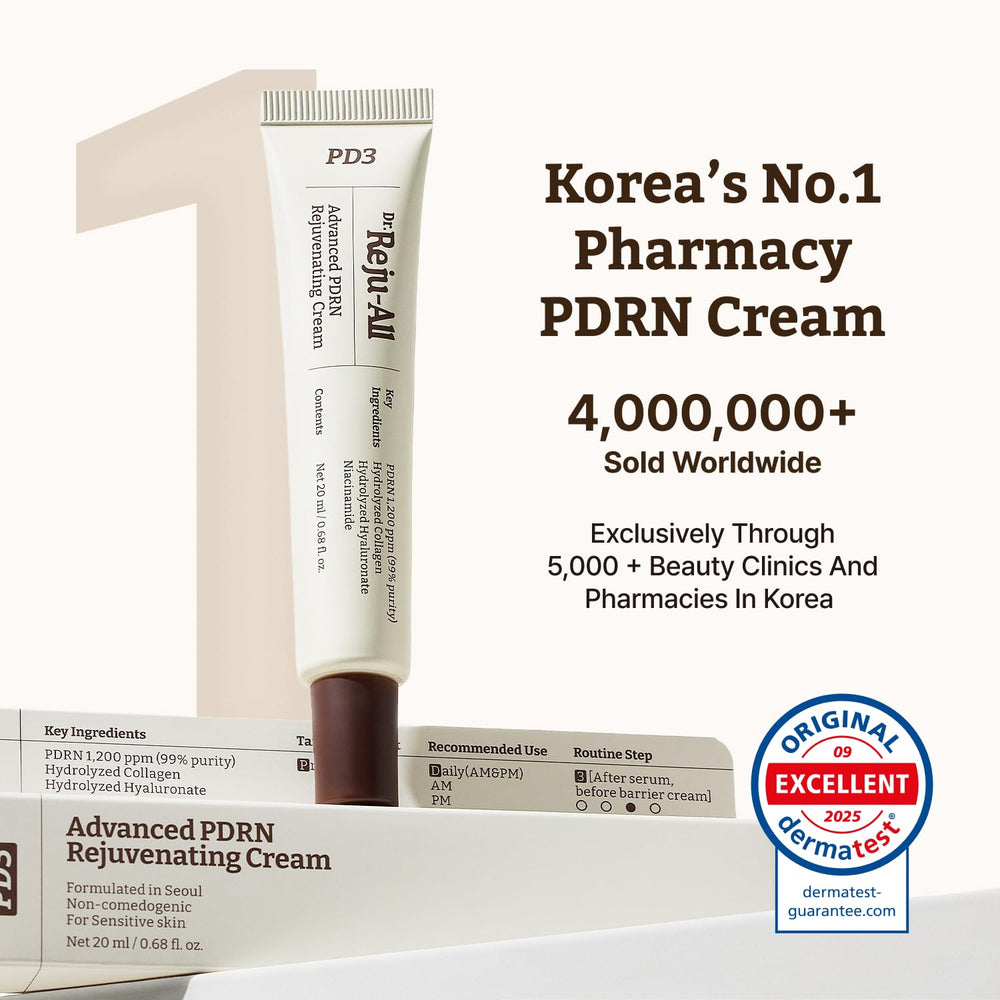Dr.Reju-All crema aplicada en mano mostrando acabado no graso