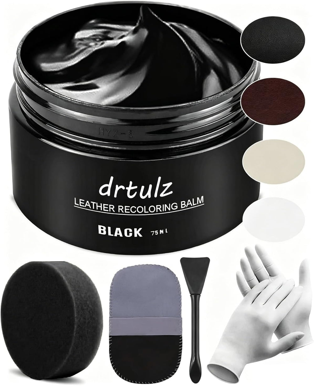 drtulz frasco frontal del bálsamo negro mostrando etiqueta y uso fácil
