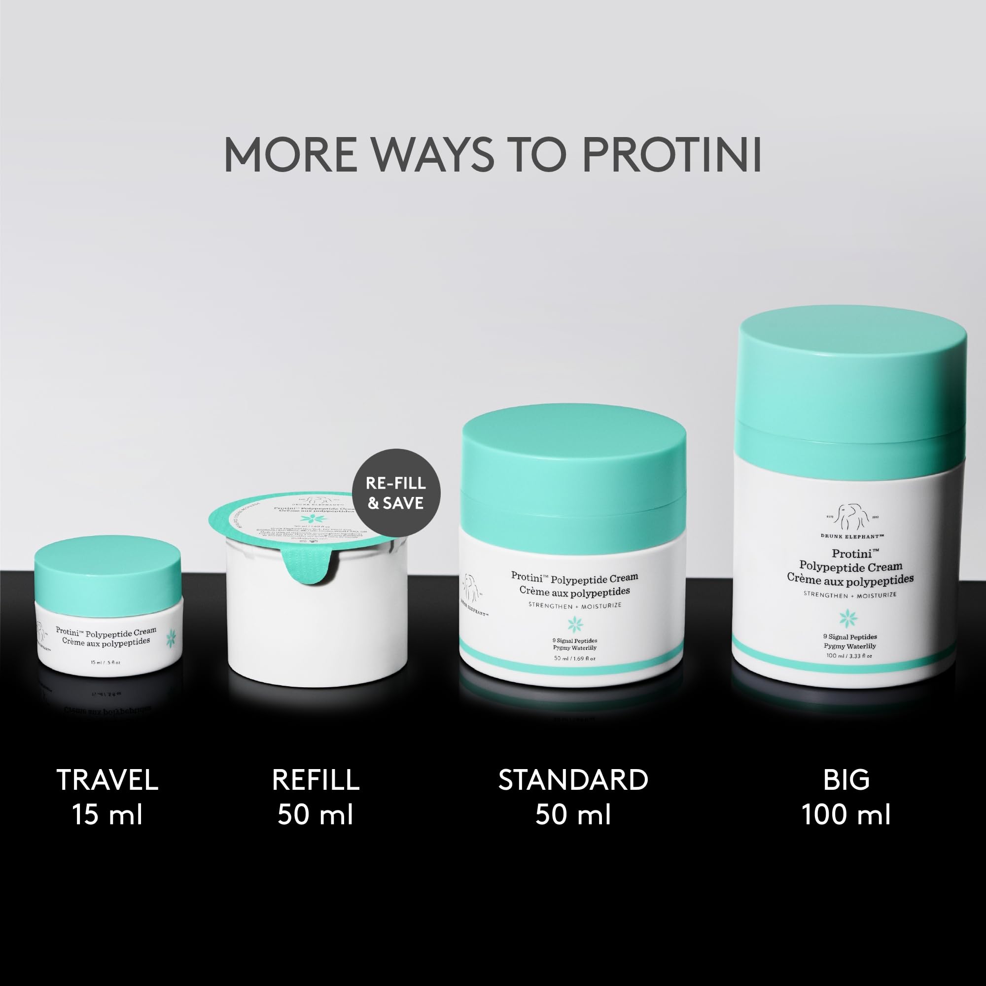 Drunk Elephant producto en rutina matutina con protector solar visible