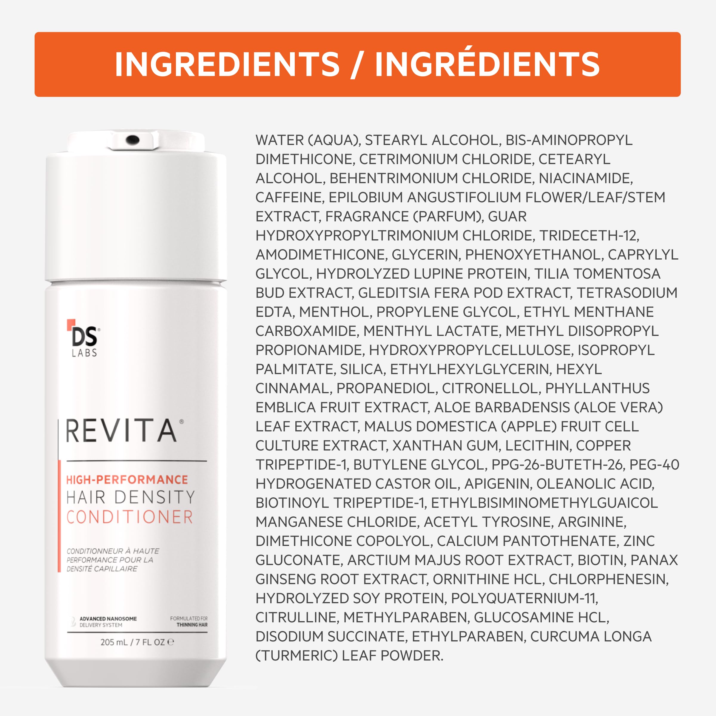 ds labs Revita producto en baño moderno sugiriendo uso diario